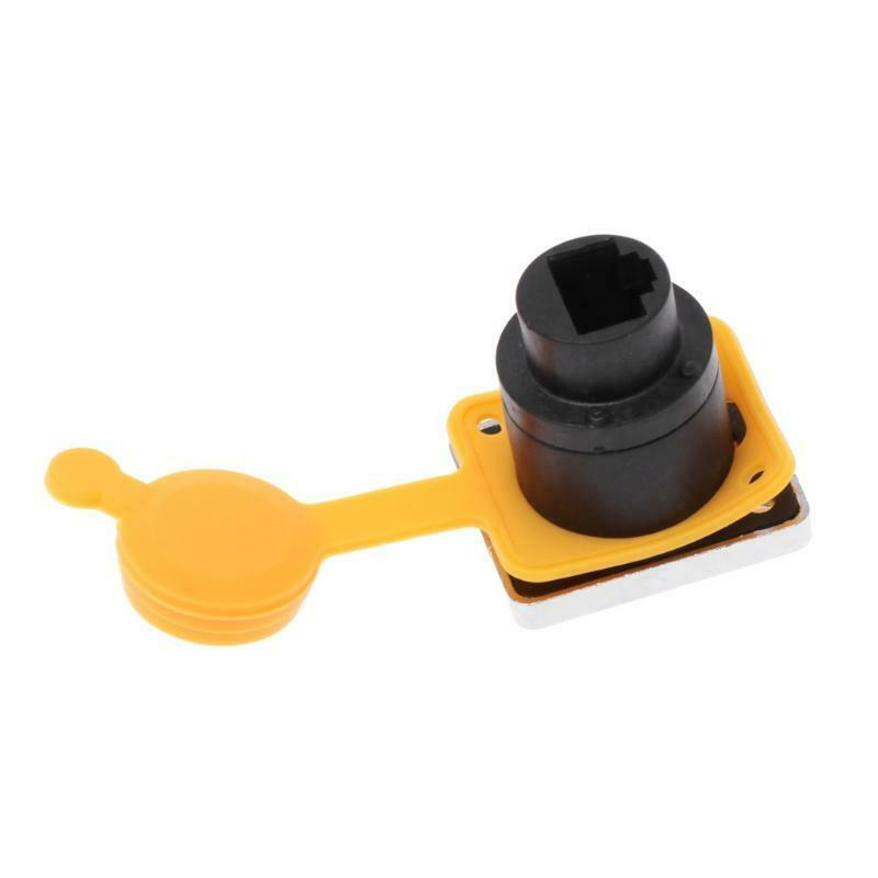 RJ45 Waterproof Connector Sockets LED Display Aignal Self-locking Plug Connector