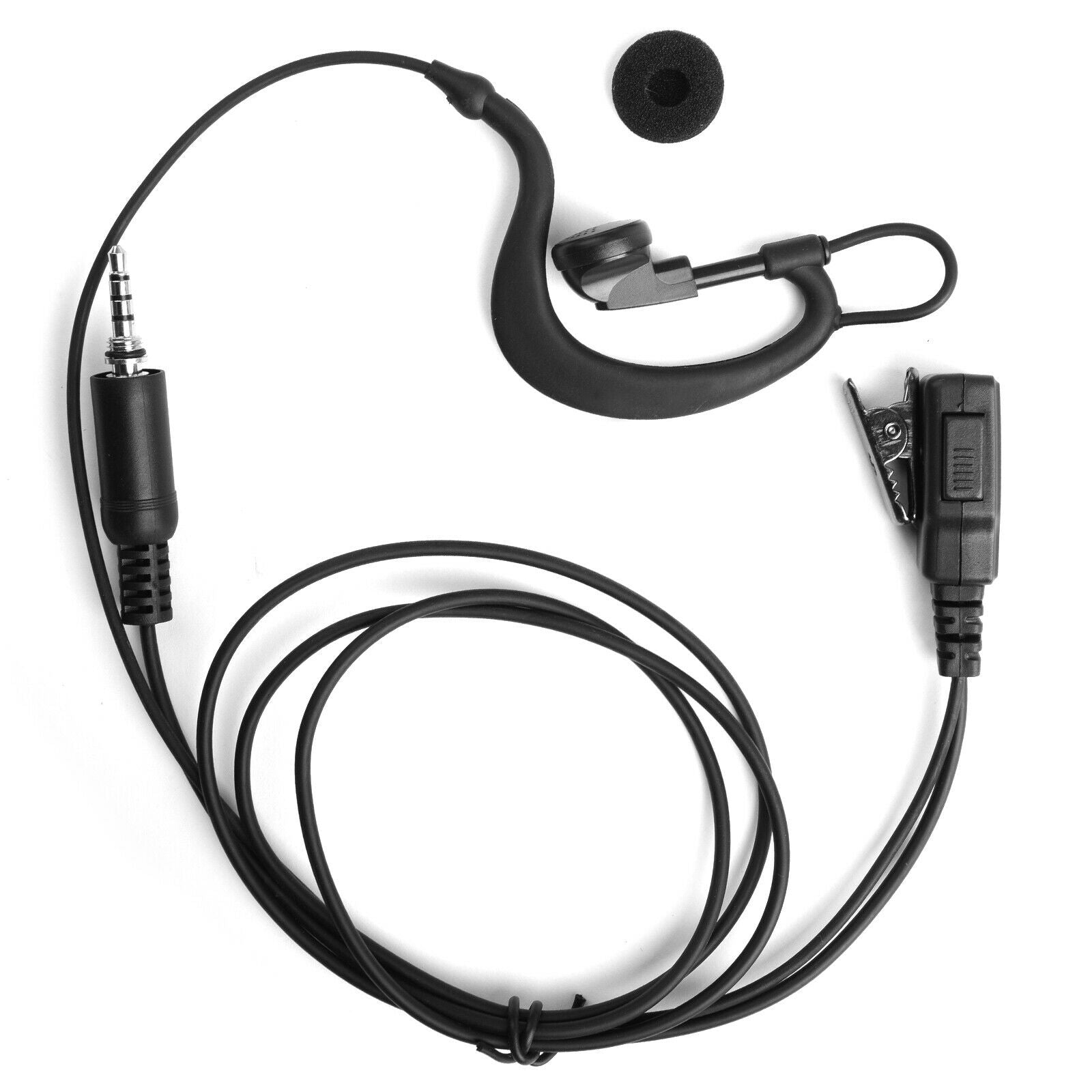 3.5mm G-Shape Earpiece PTT Mic Headset For Yaesu VX6R VX7R VX170 VX177 VX6E  CA