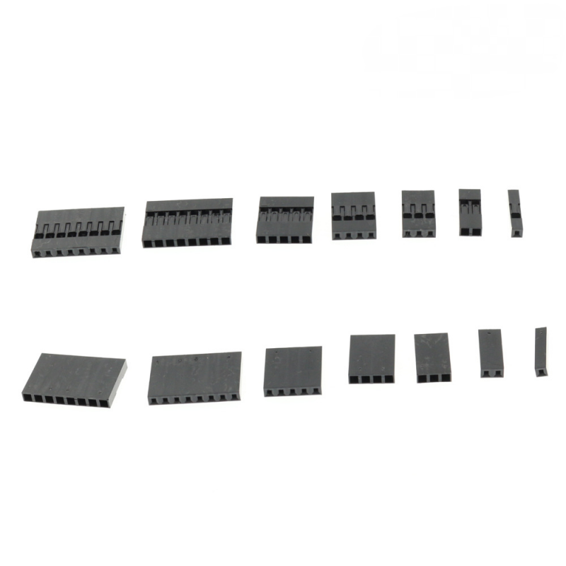 310Pcs 2.54Mm Jumper Interface Head Connector Shell with Terminal Adapter Kit