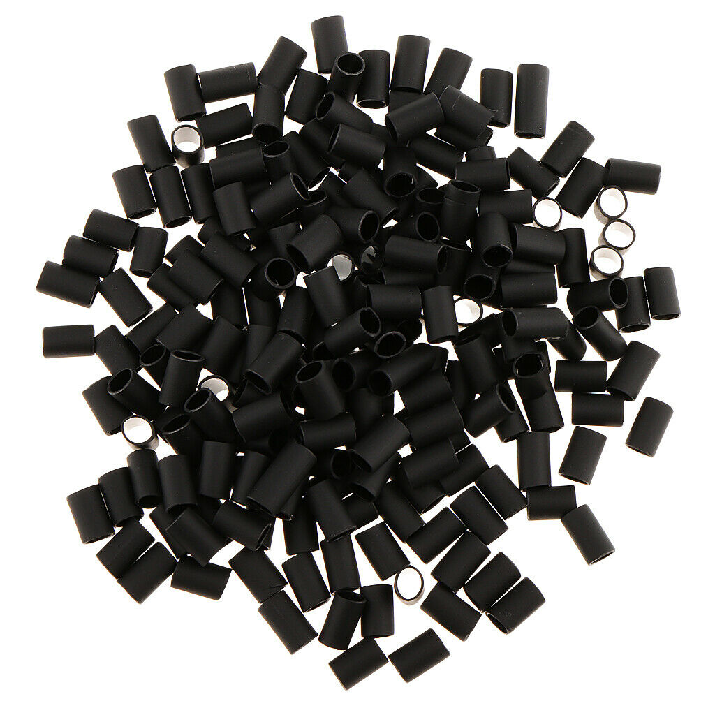 200PCS 6mm Glue Lined Heat Shrink Tubing Micro Rings Links Beads