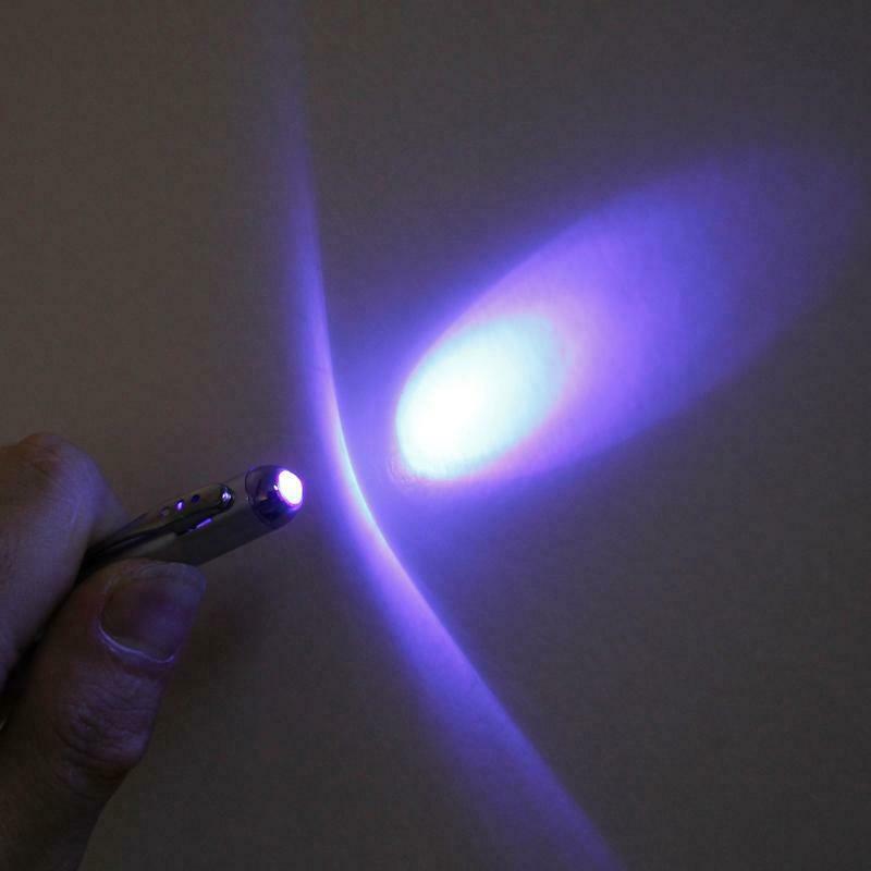 Creative Magic LED UV Light Ballpoint Pen With Invisible Ink Secret Spy Pen