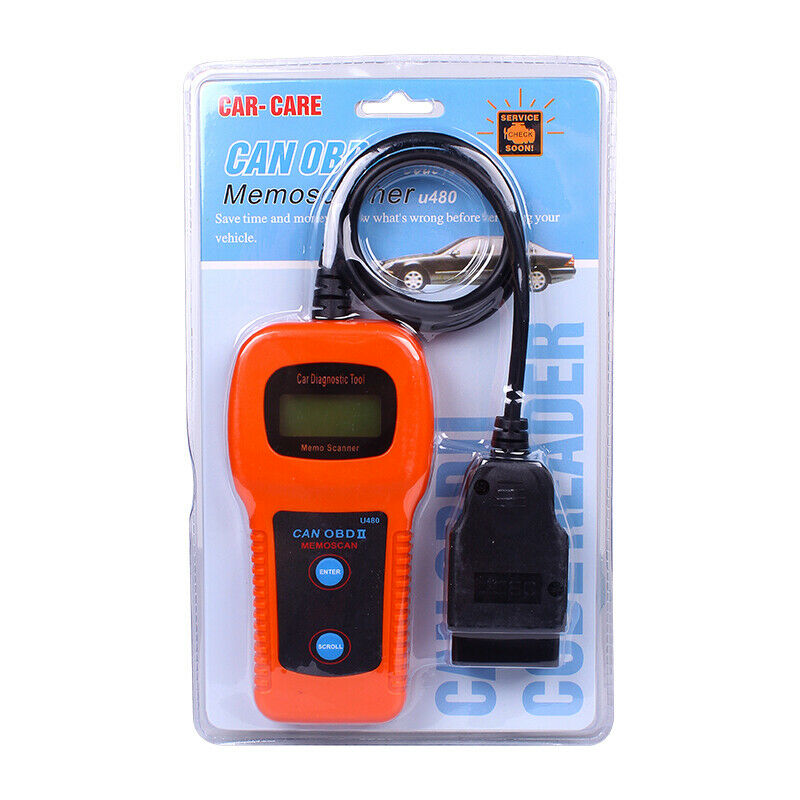 U480 Universal OBD2 CAN BUS Fault Code Reader Scanner Diagnostic Scan Tool