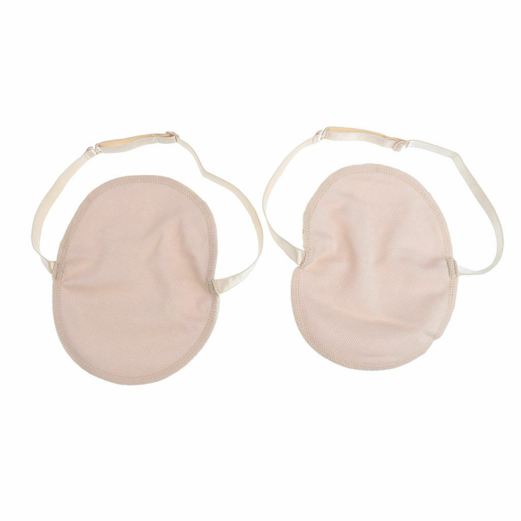1 Pair of Women Lady Adjustable Reusable Washable Sweat Pads Shield Dress