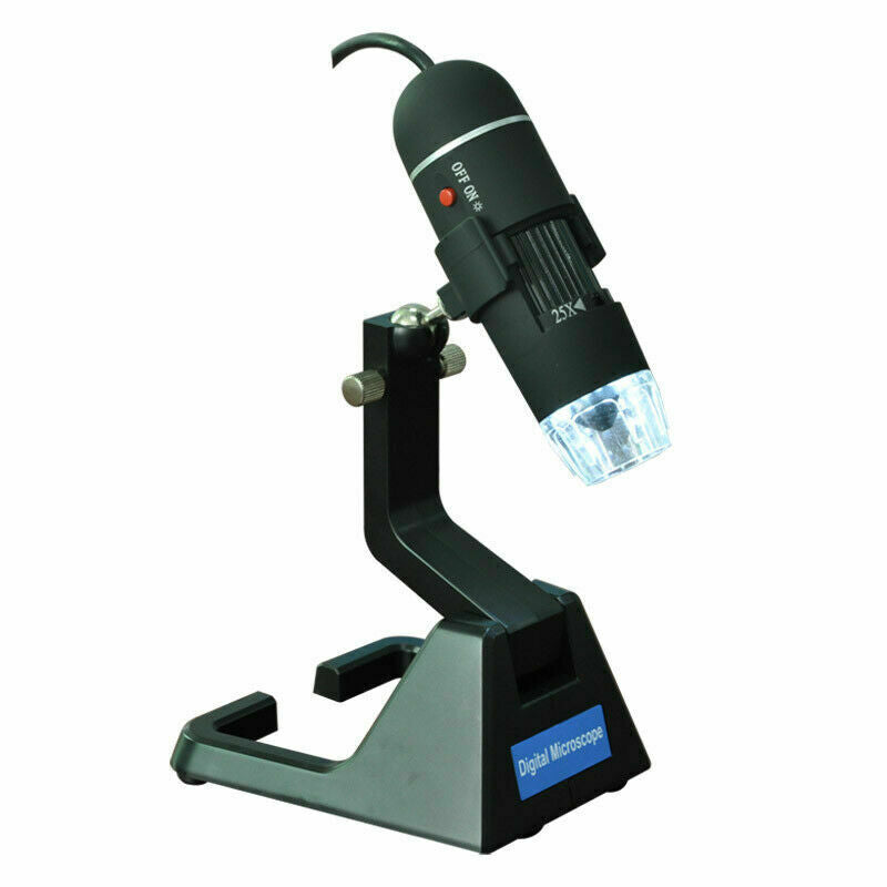 New USB Digital Microscope Endoscope Magnifier 600X Video Camera 8 LED