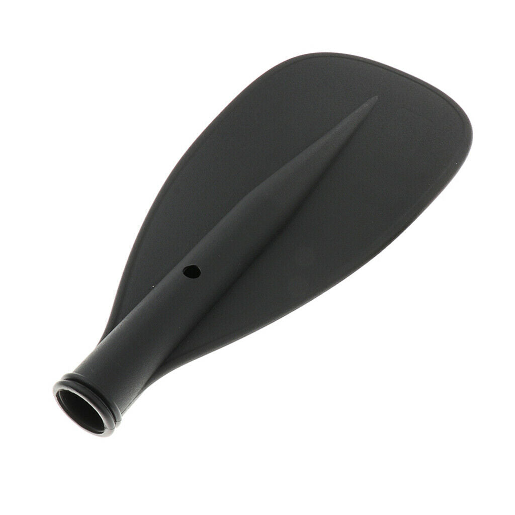 Lots 2 Solid Kayak Paddle Leaf Blades fits 30mm Shaft Black Symmetrical