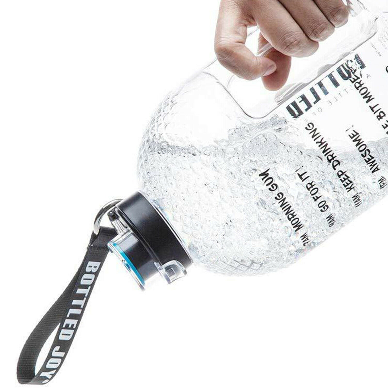 Water Bottle Wide Mouth Fast Flow Large Water Jug for Camping Workouts