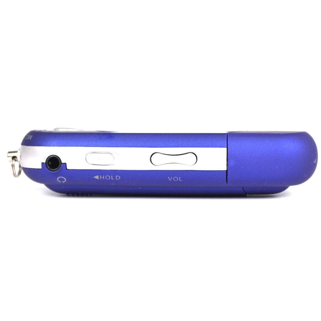 USB 2.0 MP3 MP4 Media Music Rideo Player with FM Radio 8 GB Blue