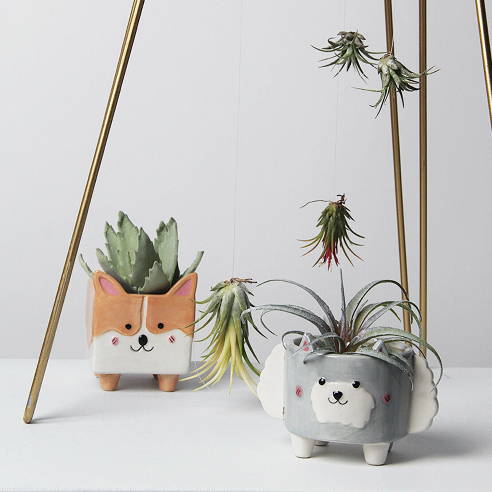 Cartoon Ceramic Animal Flowerpot Succulent Pot Vase Planter Indoor Outdoor Sheep