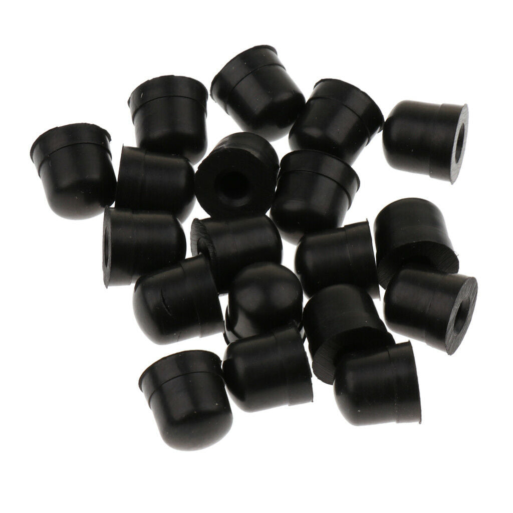 20x Trombone Slide Bow Rubber End Bumper Tip for Brass Instrument Accessory