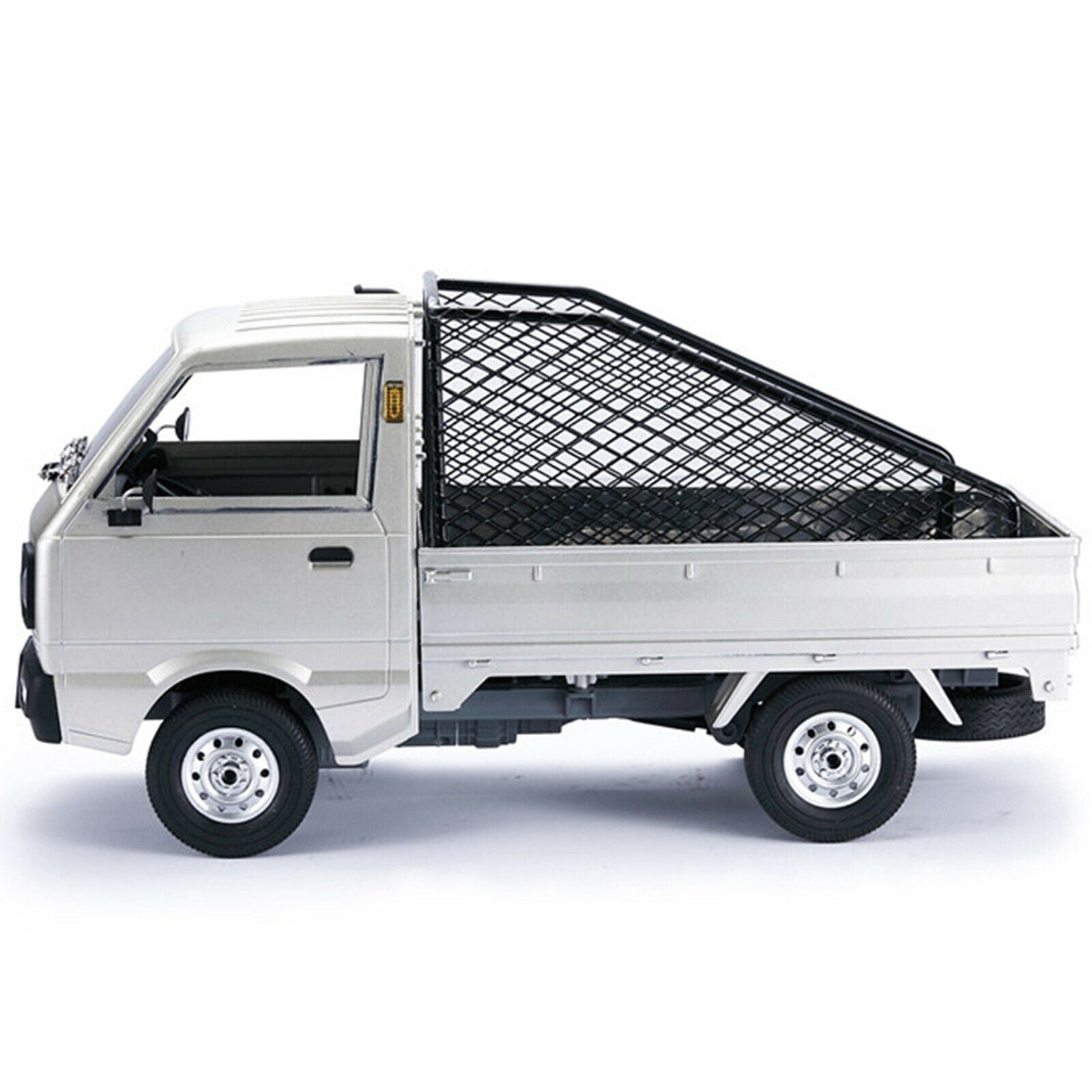 Rear Bucket Roll Cage Accessory fits for WPL D12 RC Black 182x135x115mm