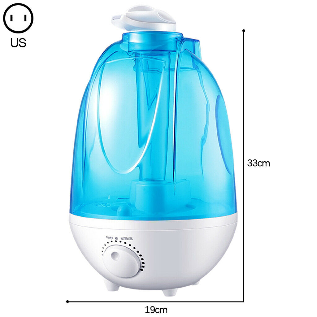 4L Cool Mist Humidifier Mist Diffuser for Home Bedroom Room Air Purifier