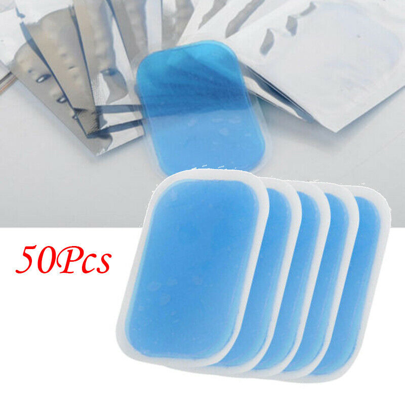 50 X Gel Pads Sheet Hydrogel ABS Abdominal Muscle Stimulator Trainer Toning Belt
