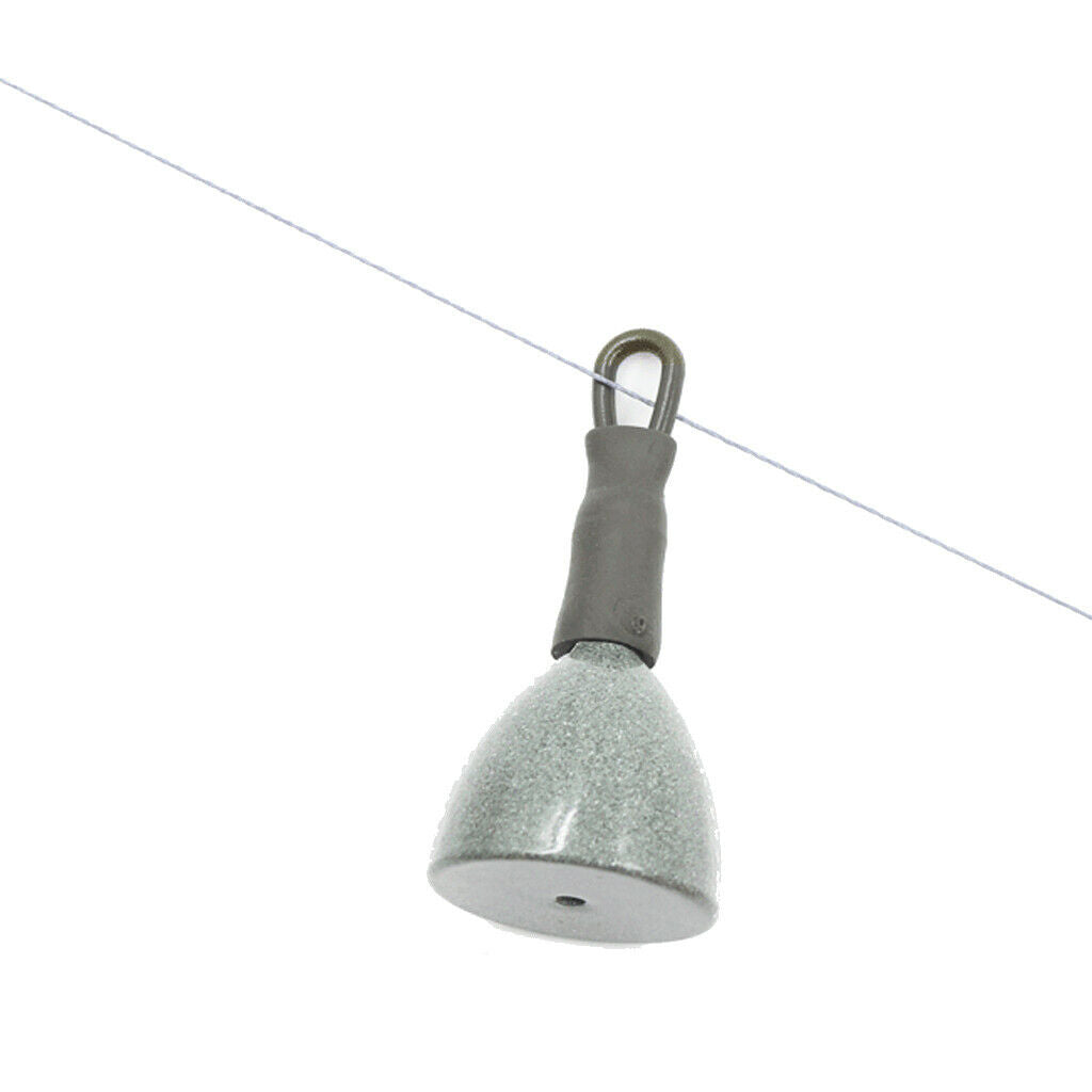 3pcs Fishing Sinker Fishing Weights Bank Fishing Sinker Tapered Bullet Shape