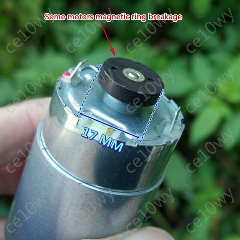 High Power DC Motor 6V-12V 18600RPM High Speed 550 Brushed Motor DIY Hand Drill