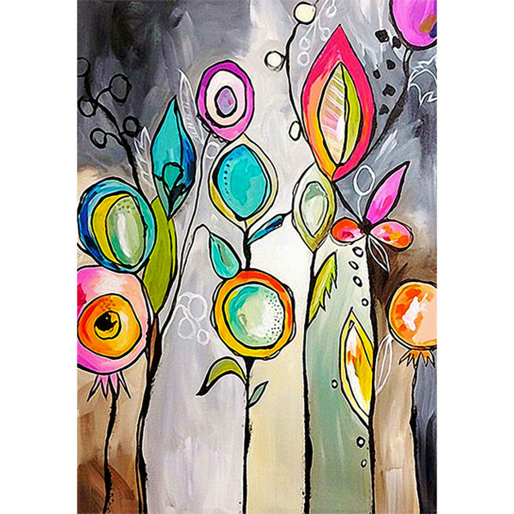 Simple Flower Eyes Garden Flags Yard House Decor Flag Portable Banner 12X18"