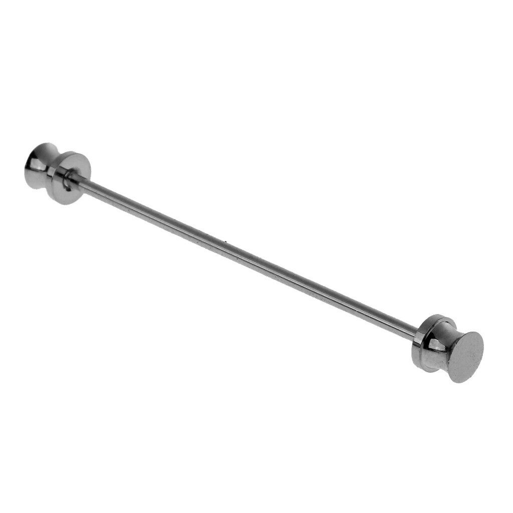 2 Pieces Round Barbell Pin Necktie Clip Bar Mens Wedding Party Jewelry