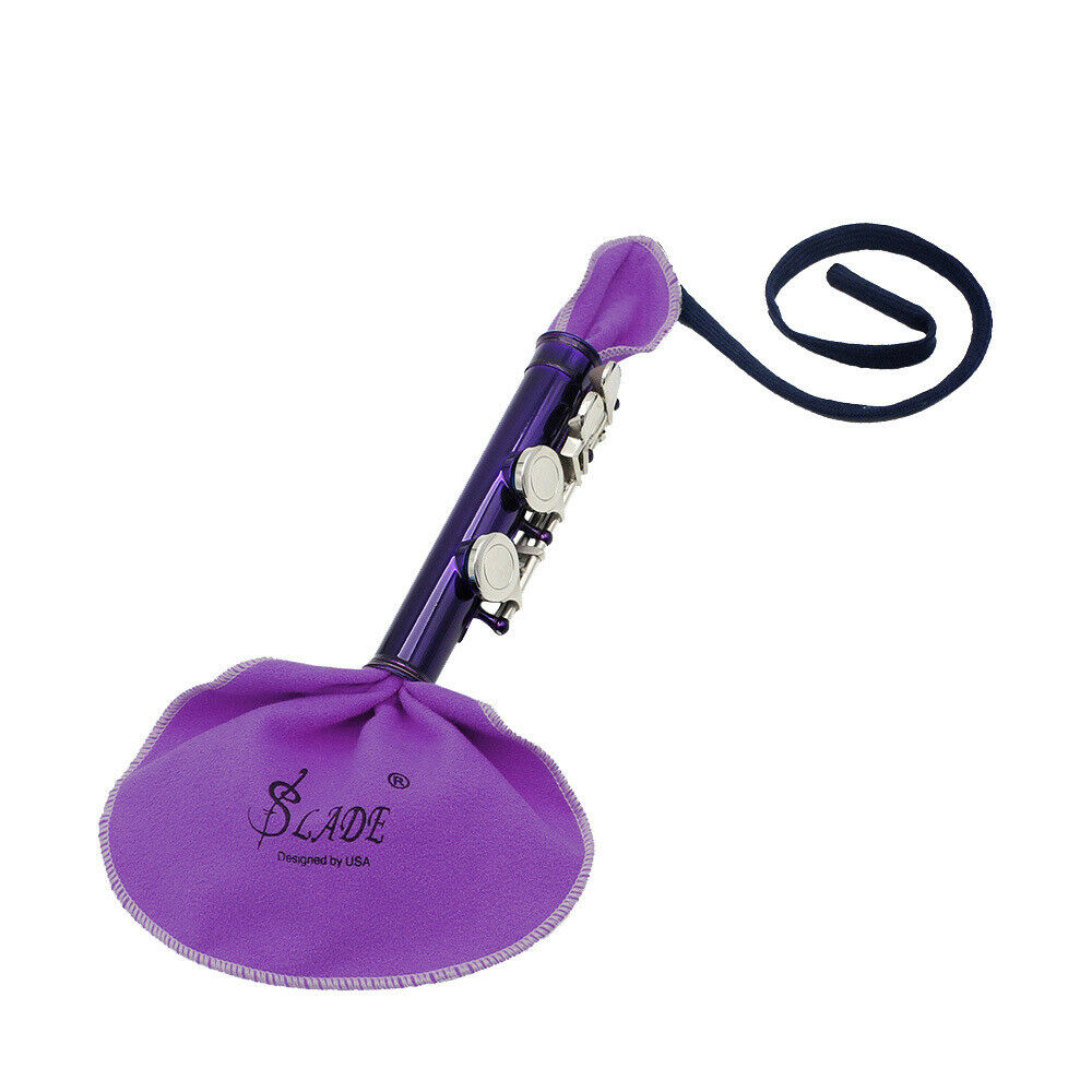2pcs Woodwind Instruments Saxphone Clarinet Flute Pro. Cleaning Swab Cloth