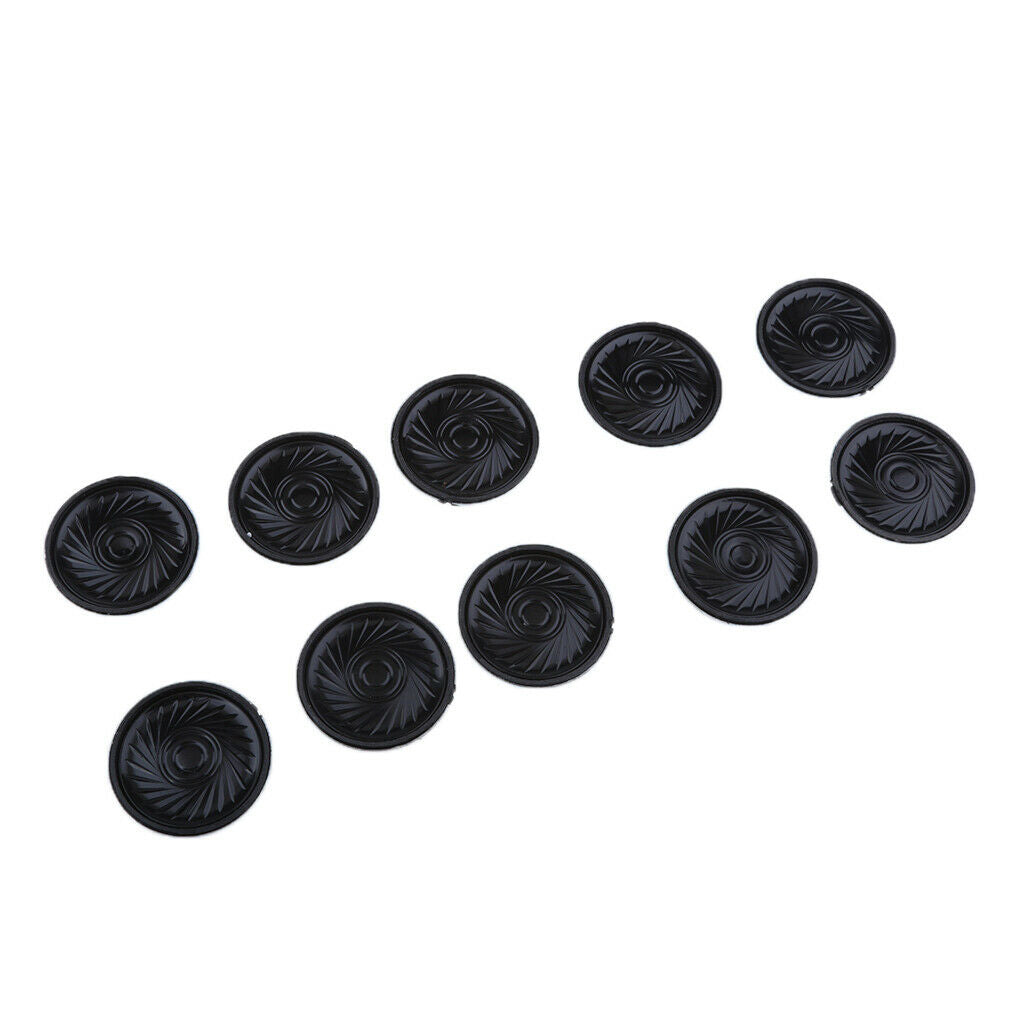 10Pcs Mini Speakers 40mm Sound Midrange Bass Speaker Round Trumpet Horn