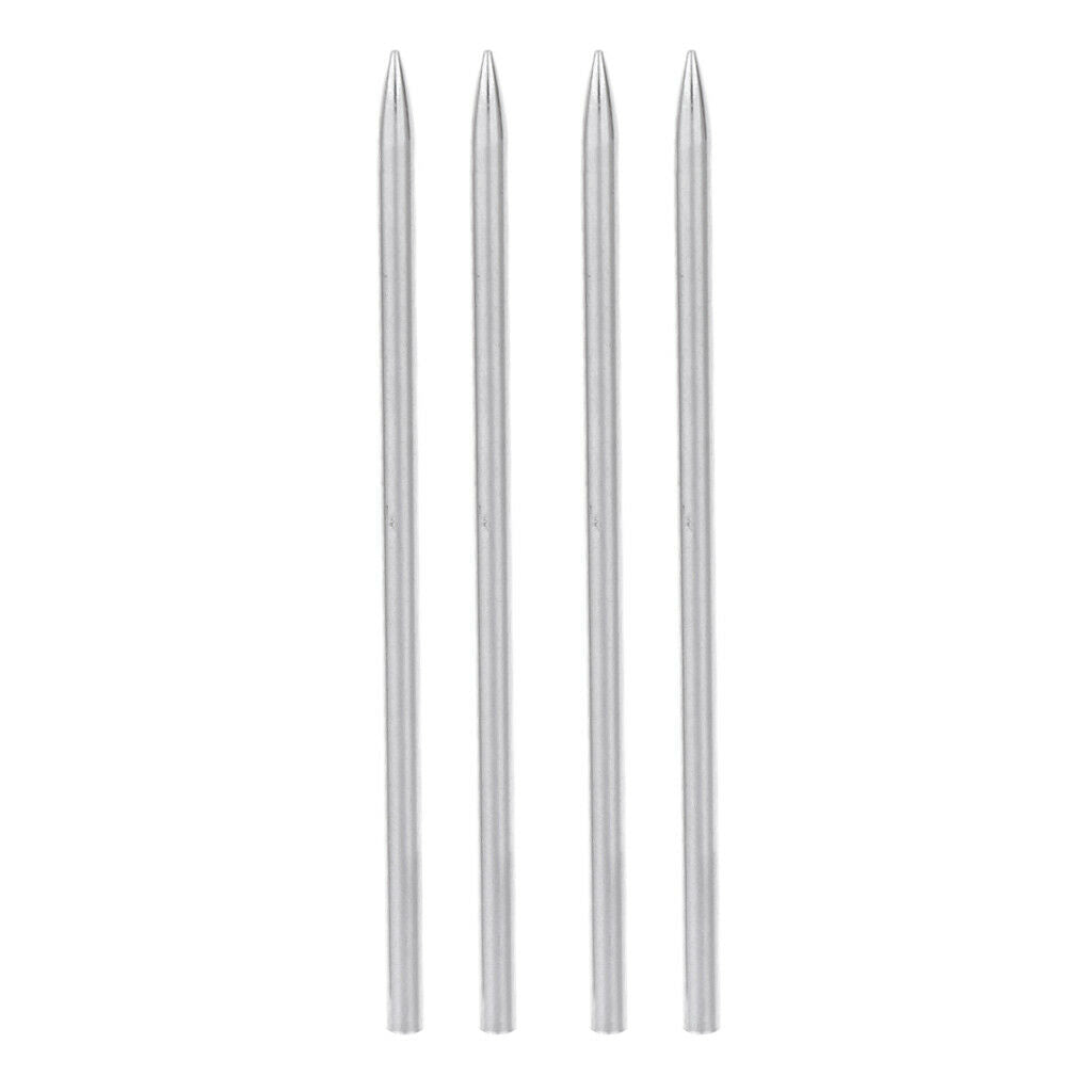 4pcs Stainless Steel Paracord Fid Lacing Stitching Braiding Needles 80x3mm