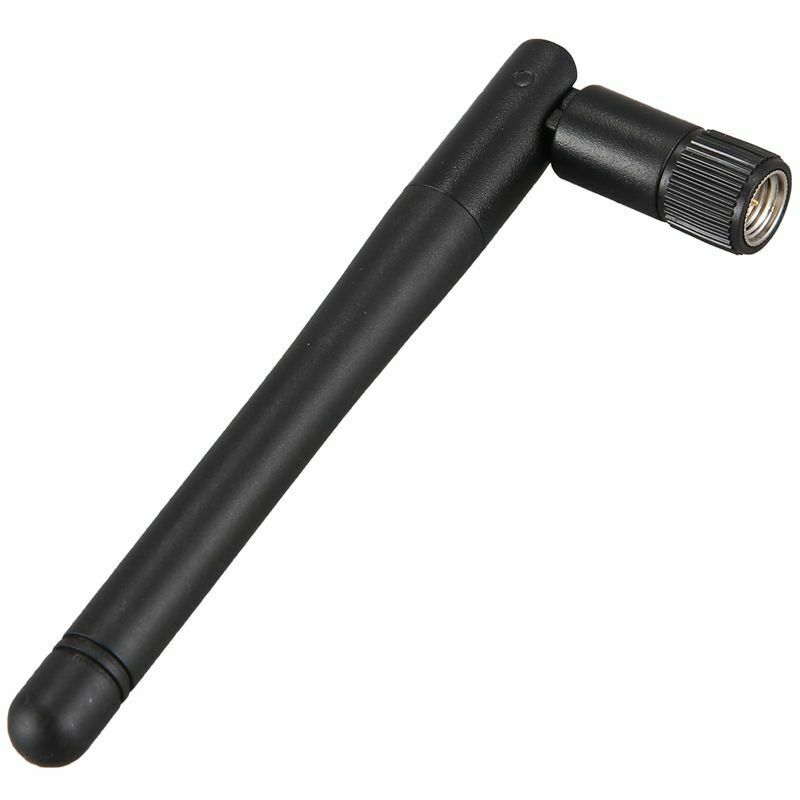433Mhz Antenna 5Dbi GSM RP-SMA Plug Rubber Waterproof Loan Antenna + IPX to SMO5