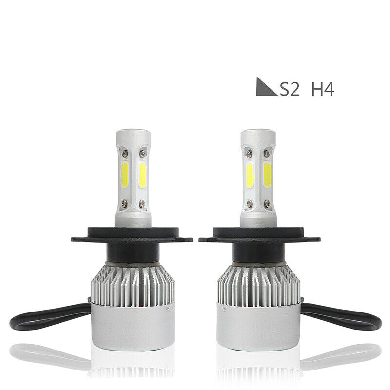 2x H4 HB2 9003 285000LM 1950W LED Headlight Kit Hi/Lo Beam Bulb High PowerFB Tt