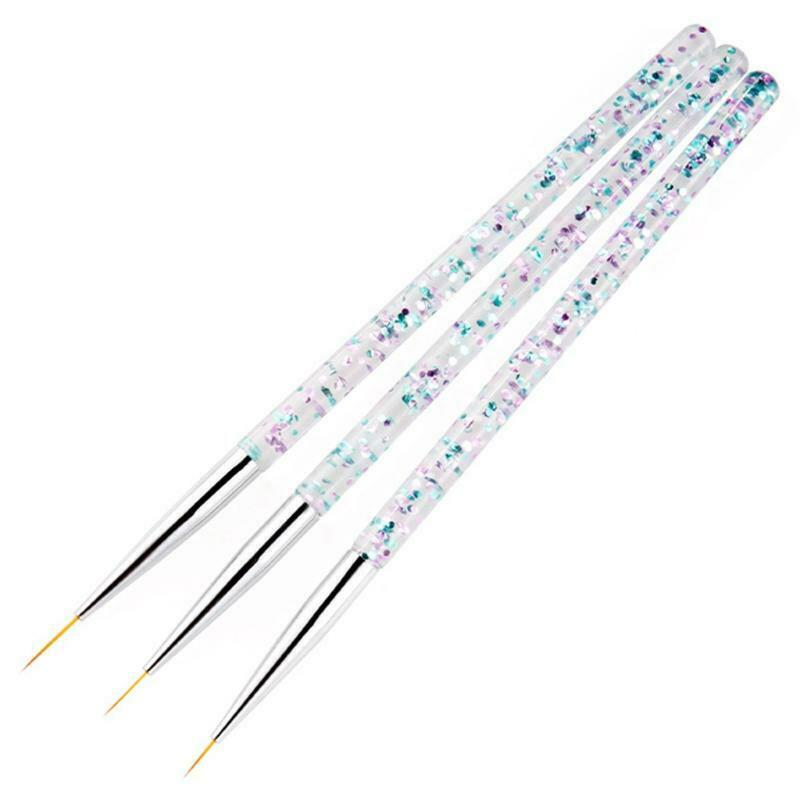 Rhinestone Carving Acrylic Nail Brush Nail Art Liner Tool Nail Polish Brush Pen