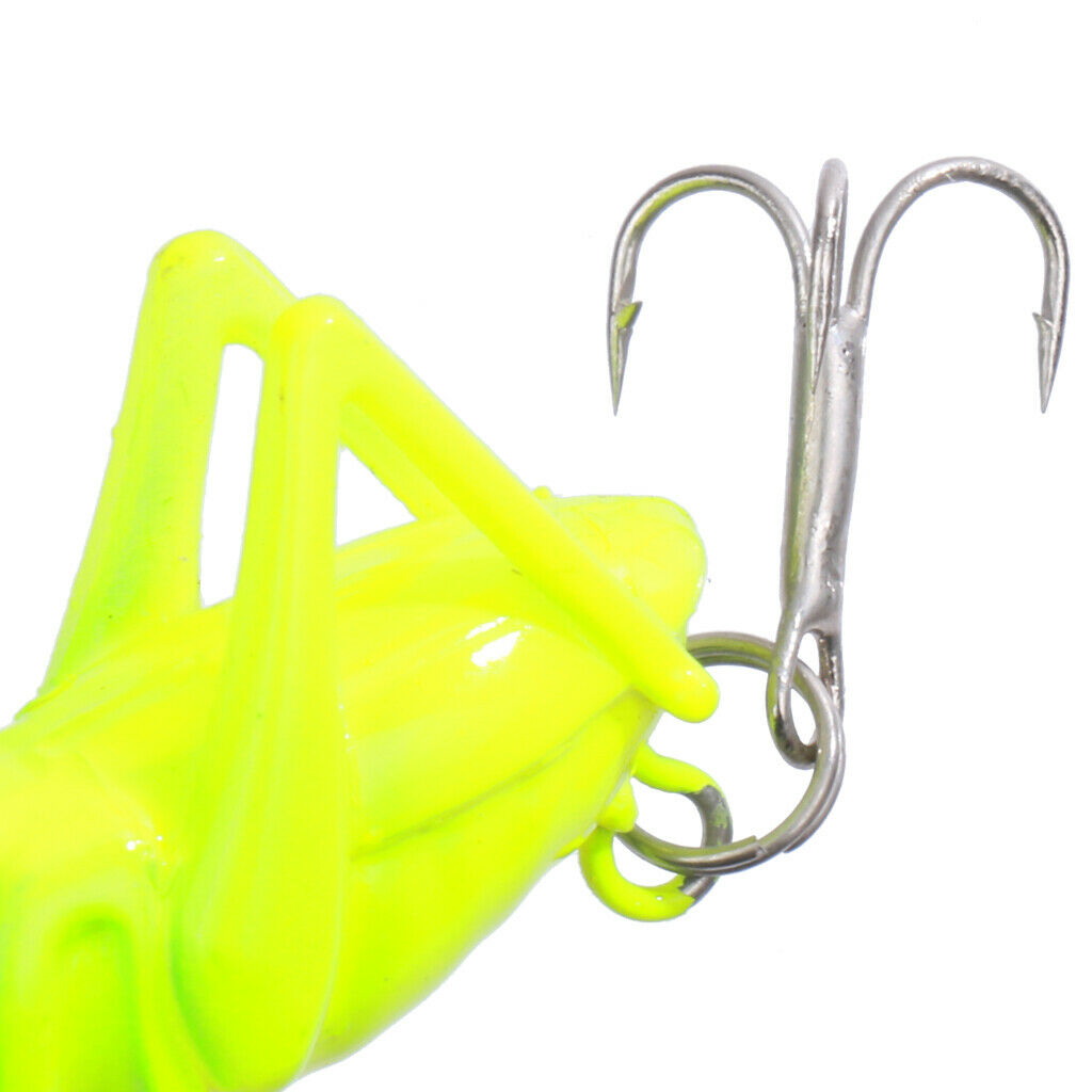 4cm Artificial Grasshopper Insect Fish Lure Sea Fishing Jig Hard Bait Hook