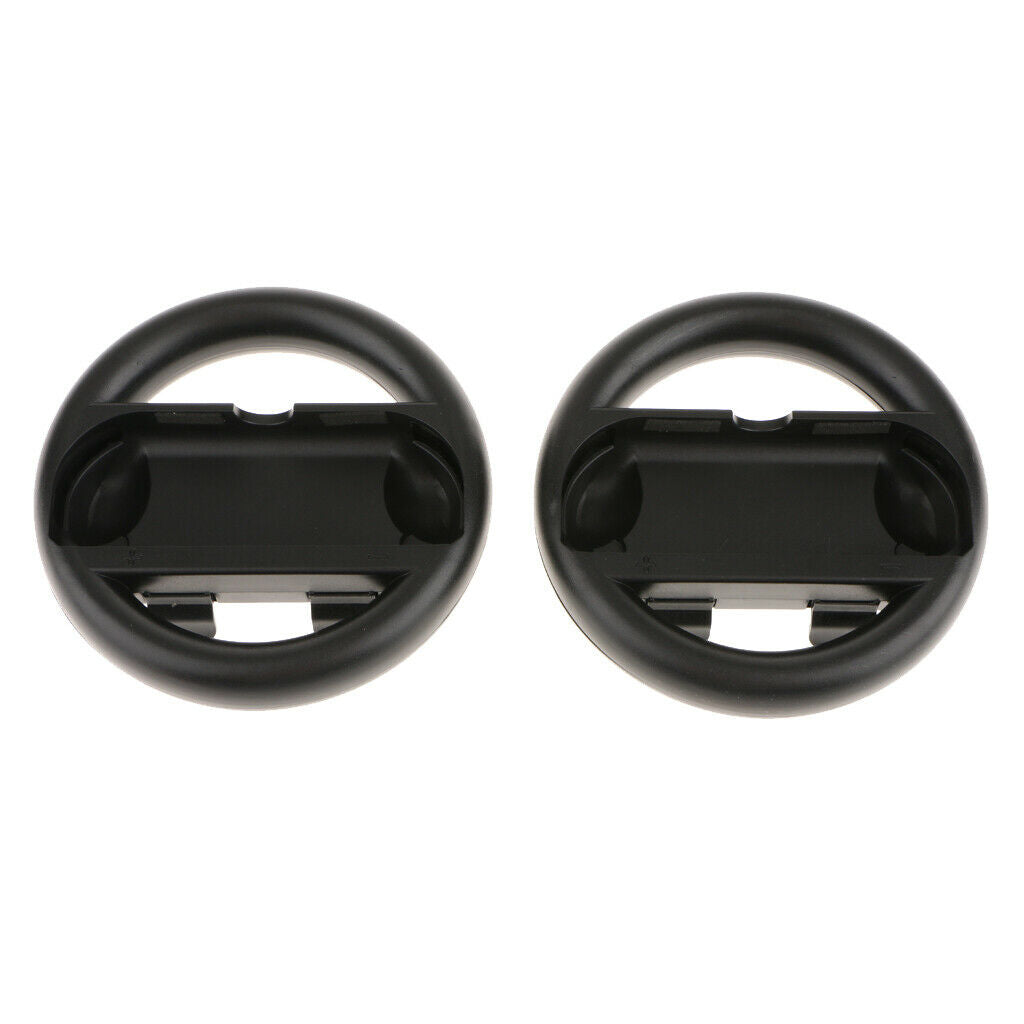 2 Pieces Steering Wheel Game Console Handle Grip for Nintendo Switch Joy-con