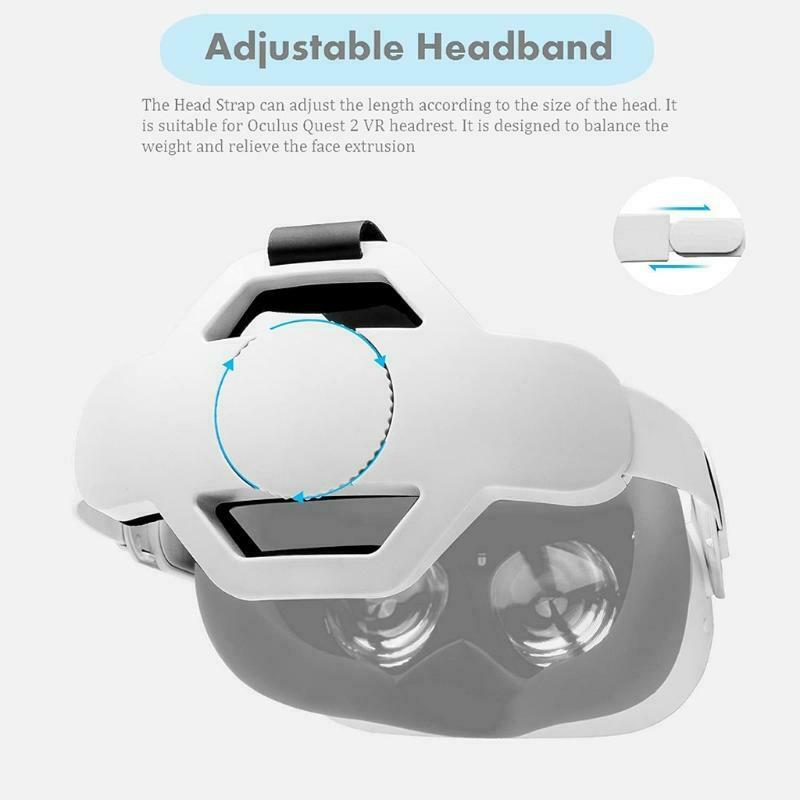 Adjust Headband Cushion Helmet for Oculus Quest 2 Maintain Balance Reduce Press