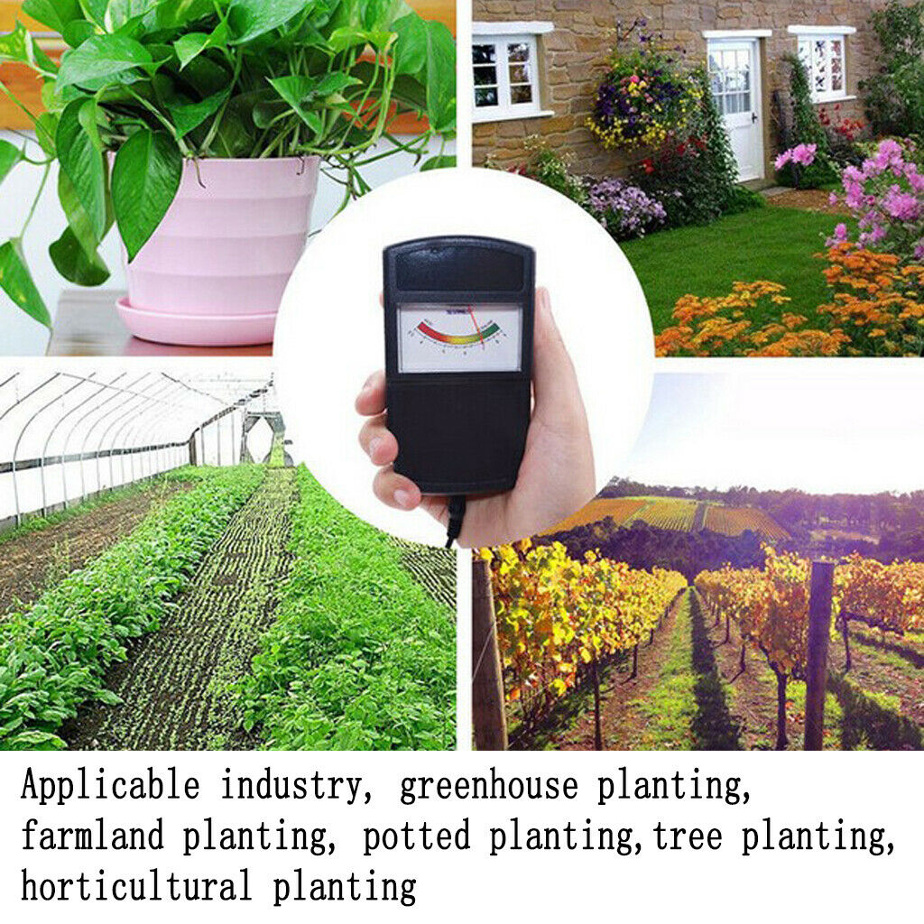Digital PH Meter Tester, Water Soil Tester, Soil Fertility Meter for Garden,