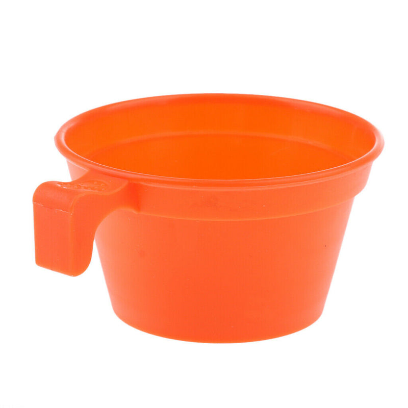 Food Grade PP Portable Water Mug Coffee Cup Camping Backpacking BBQ Orange