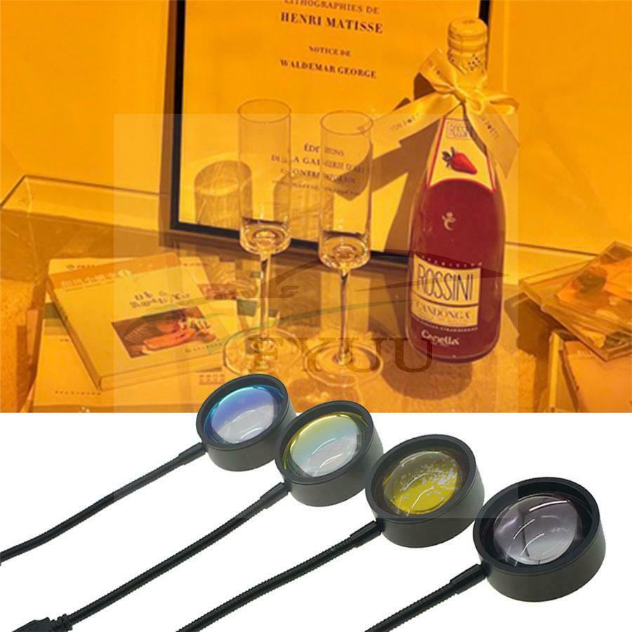 Sunset Projection Lamp USB Led Atmosphere Light Moblie phone adapter for TikTok