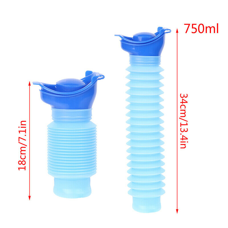 Outdoor Portable Urine bag Women Men 750ML Toilet For Travel Camp Potty Fold SJ