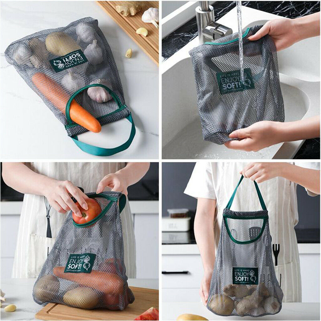 Portable Washable Grocery Bag Shopping Tote Bag Storage Bag for Kids Toys