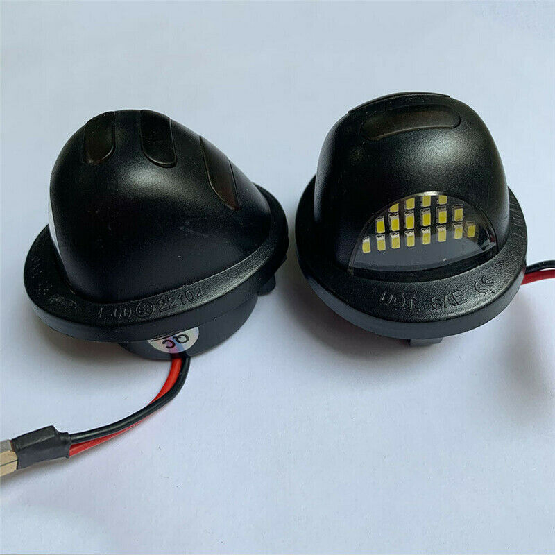 2Pcs LED License Plate Light Lamp Assembly Replacement for Ford F150 F250 F350
