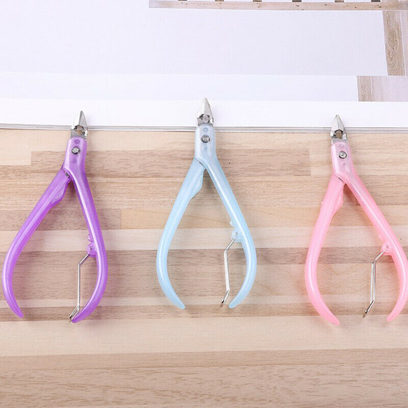 Handle Toenail Ingrown Nail Art Cuticle Nipper Manicure Scissor Tool Pedicur KX