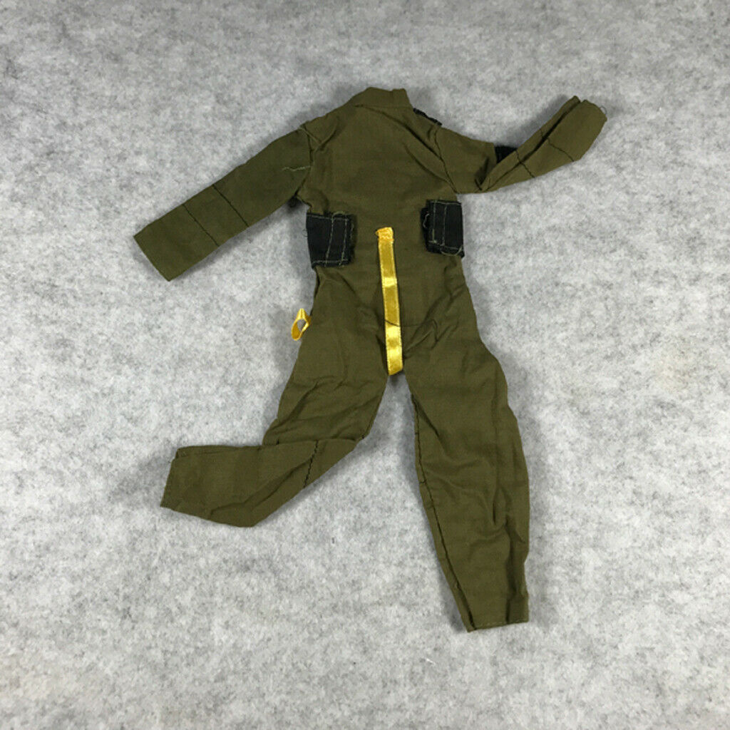 1/6 Fashion Fireman Clothes Firfighter Uniform Suit Jumpsuits For 12inch Soldier