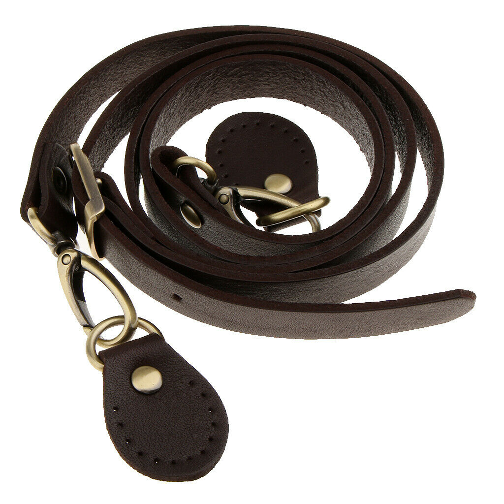 2pcs Adjustable  Leather Shoulder Bag Strap Handle Replacement