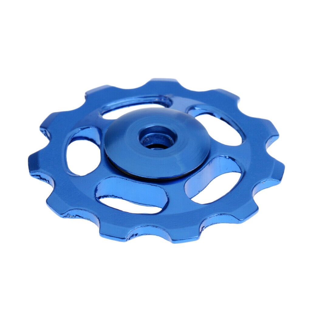 Aluminium Alloy Road Bike Jockey Wheel Rear Mech Derailleur Pulley 11T Blue