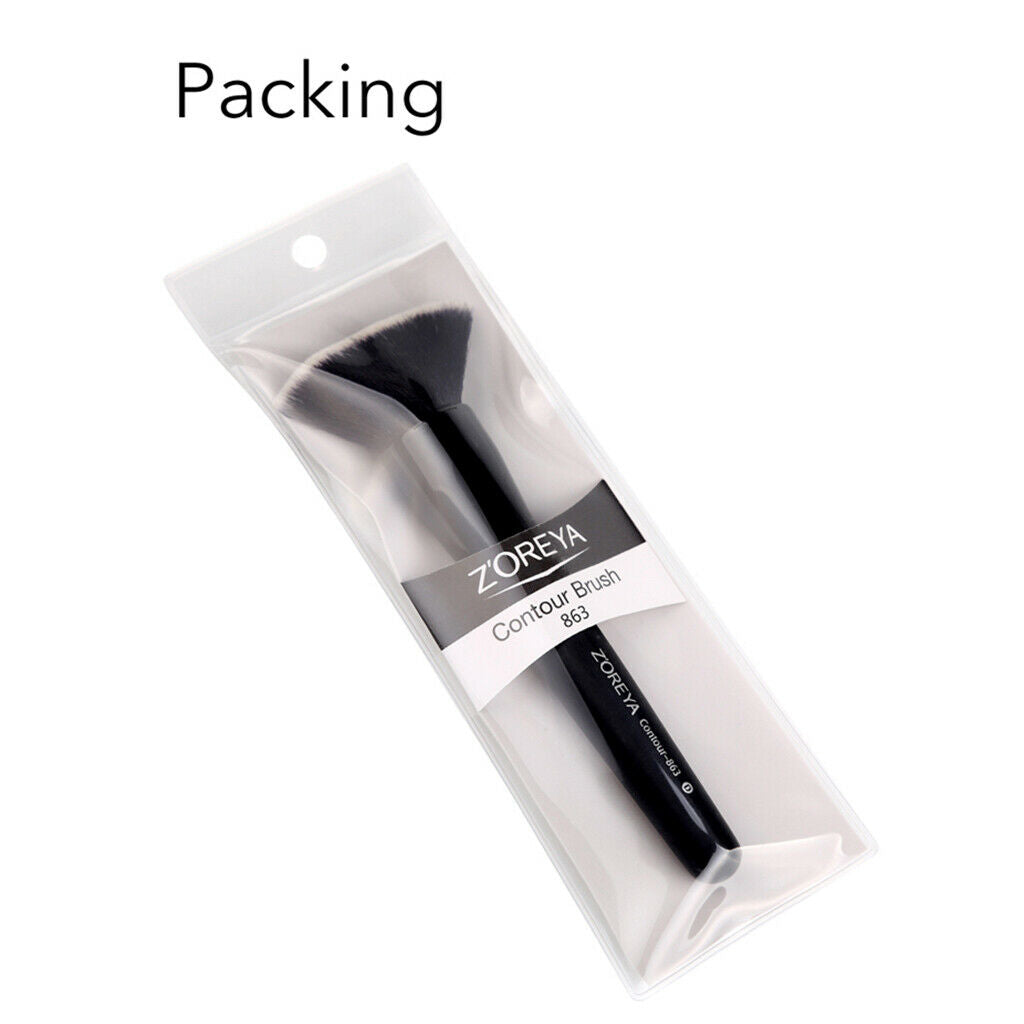 Flat Contour Foundation Concealer Brush Liquid Stippling Cosmetic Brush