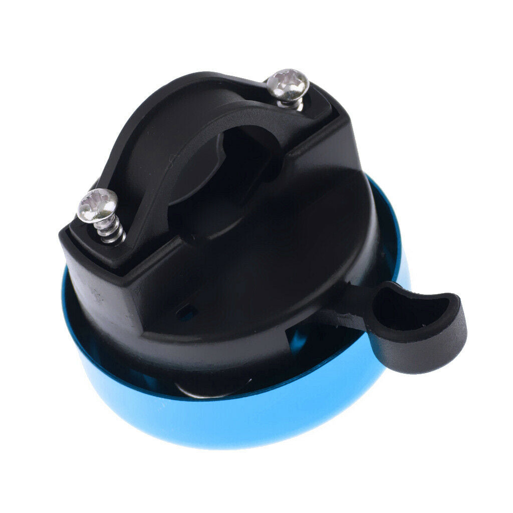2 Pieces Blue+Golden Aluminum Handlebar Scooter Bicycle Bell Kids Alarm