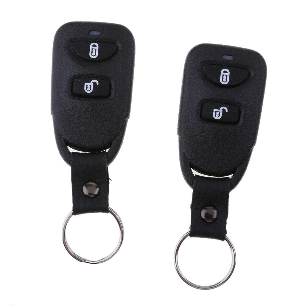 4 Door Power Lock Conversion Kit w/ 2 Keyless Entry Remote Control