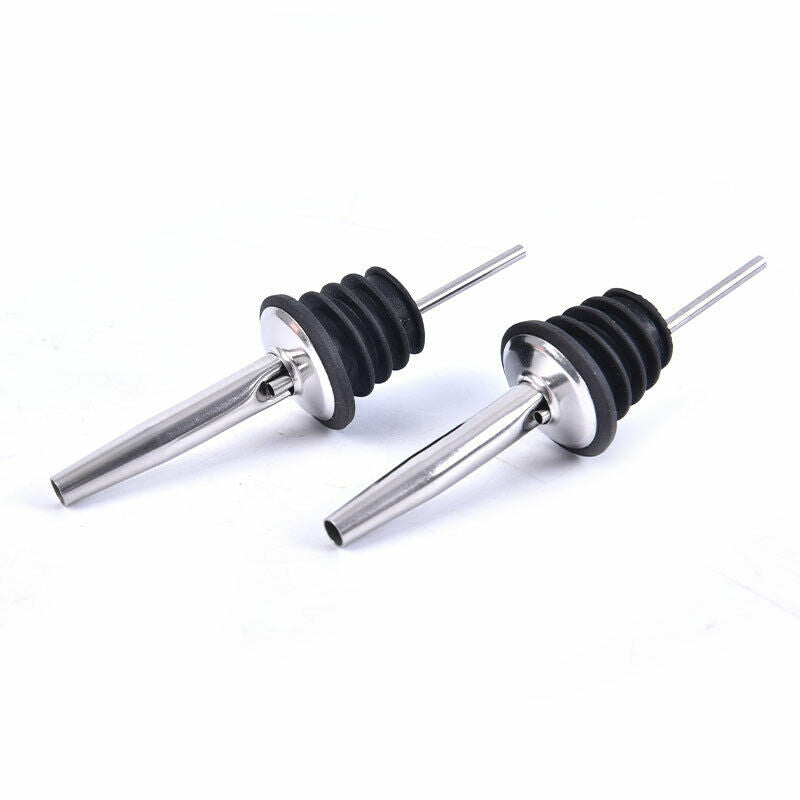 Stainless Steel Liquor Spirit Pourer  Wine Bottle Pour Spout Stopp.l8