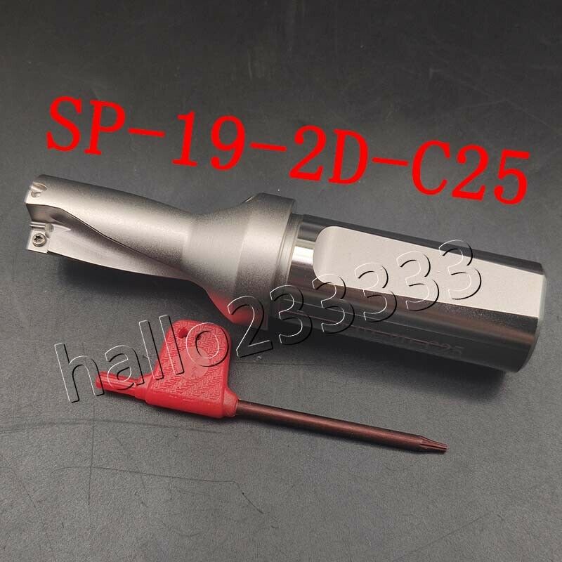SP-19-C25-2D U drill indexable drill 19mm C25-2D For SPMG050204 U drill insert