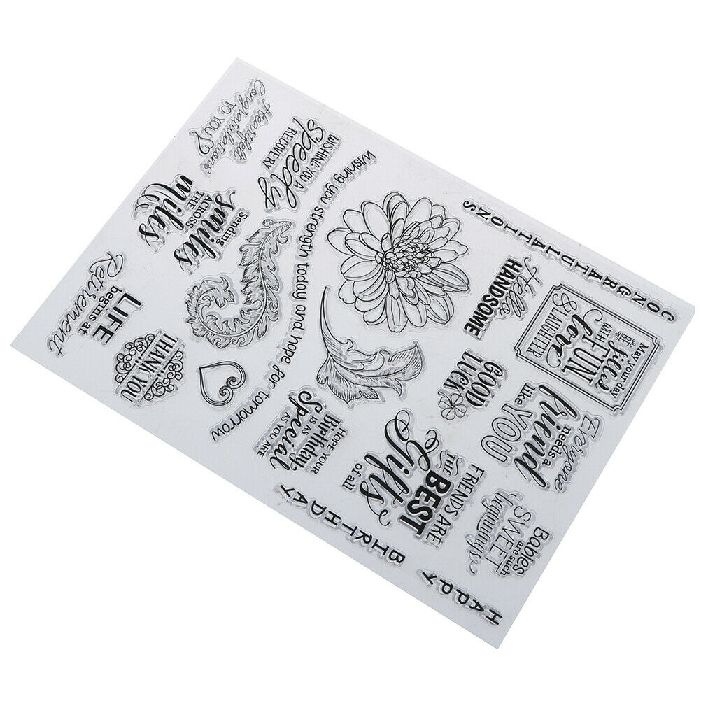 happy birthday transparent clearsilicone stamp for diyscrapbooking photode.l8