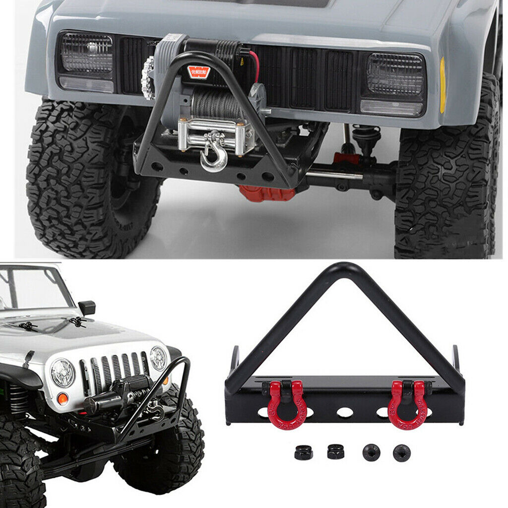 1:10 Front Bumper with 2 Shackles for 1/10 AXIAL SCX10 RC Rock Crawler Parts