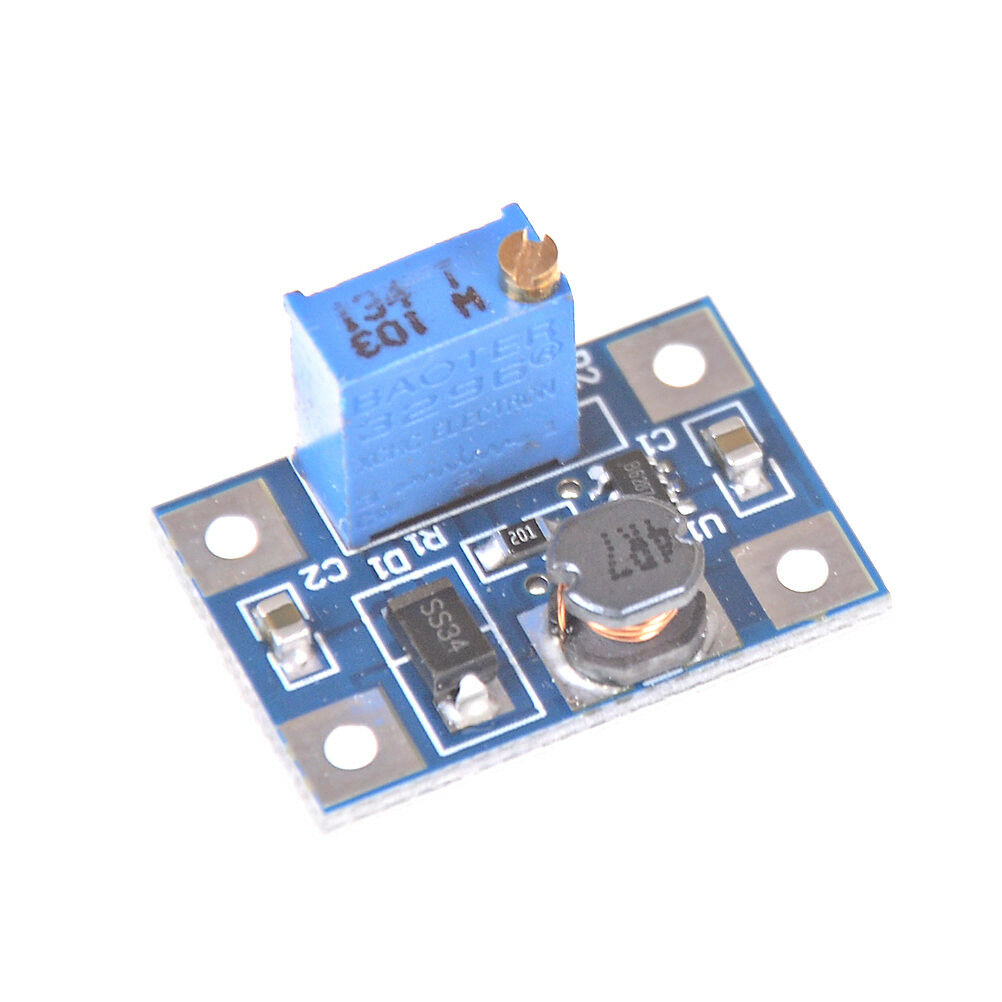 DC-DC Boost Converter 3.3v 5v 9v 12v 2A Adjustable Step Up Power Supply ModuY WF