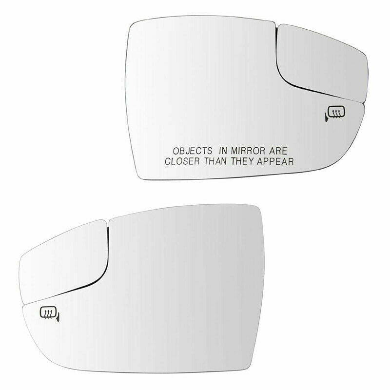 Pair Exterior Side View Mirror Glass Heated Left Right For 2012-2018 Ford Focus