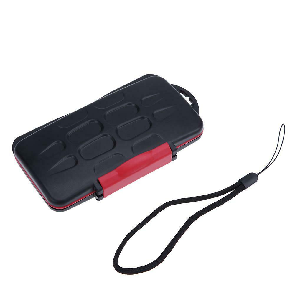 All in One Storage Memory Card Case Waterproof Shockproof 12SDTF Cards Box @