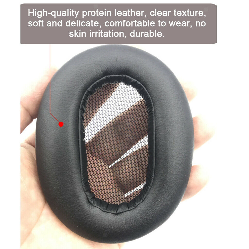 2pcs Replace Headphone Earpads Soft Cushion Ear Pads Black for   MDR-1AM2